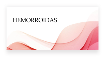 TRATAMENTO MODERNOS PARA HEMORROIDAS